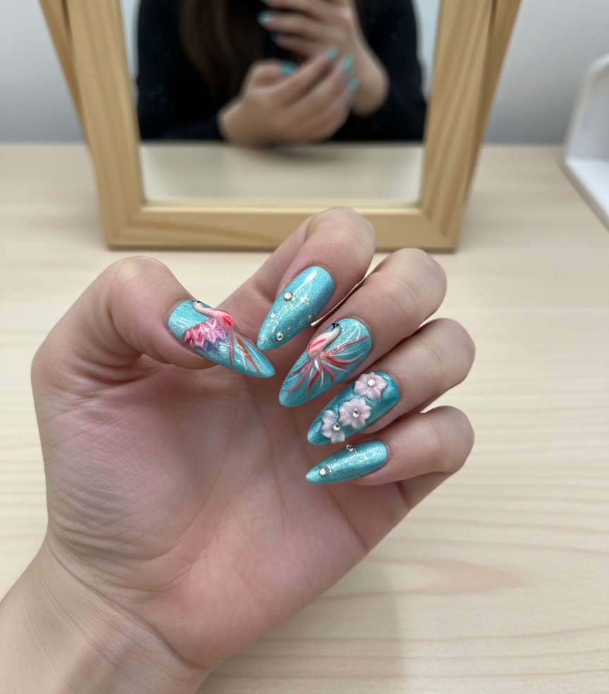 🕊️✨ Sky Phoenix Blossom