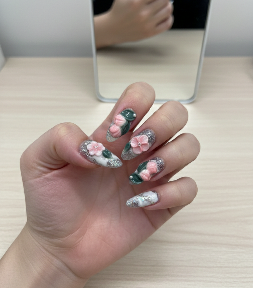 🌙🌸 Midnight Garden Glow