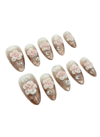 🌸☕ Latte Blossom Dewdrops