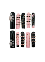 🩷🖤 Bubblegum Punk Spikes
