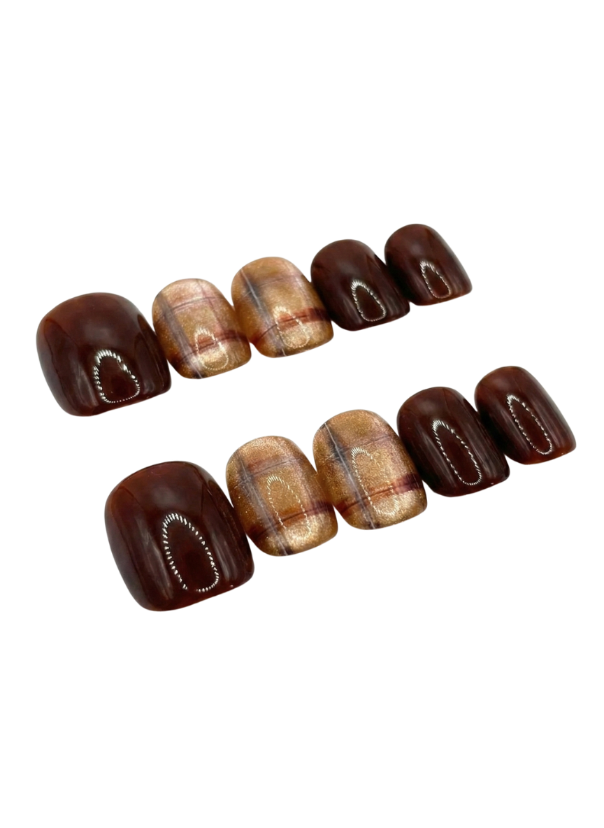 ☕🤎 Caramel Latte Plaid