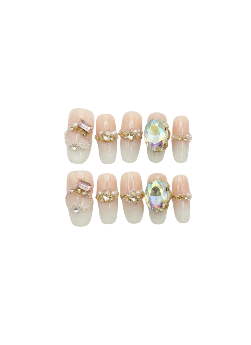 👑✨ Champagne Crystal Tiara