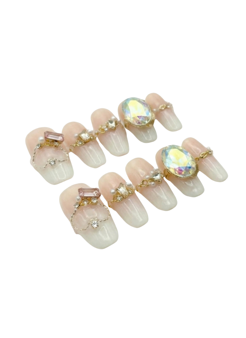 👑✨ Champagne Crystal Tiara