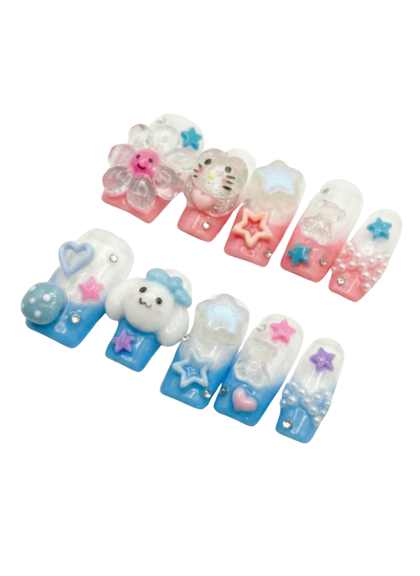 ☁️🩵 Cotton Candy Sky Friends