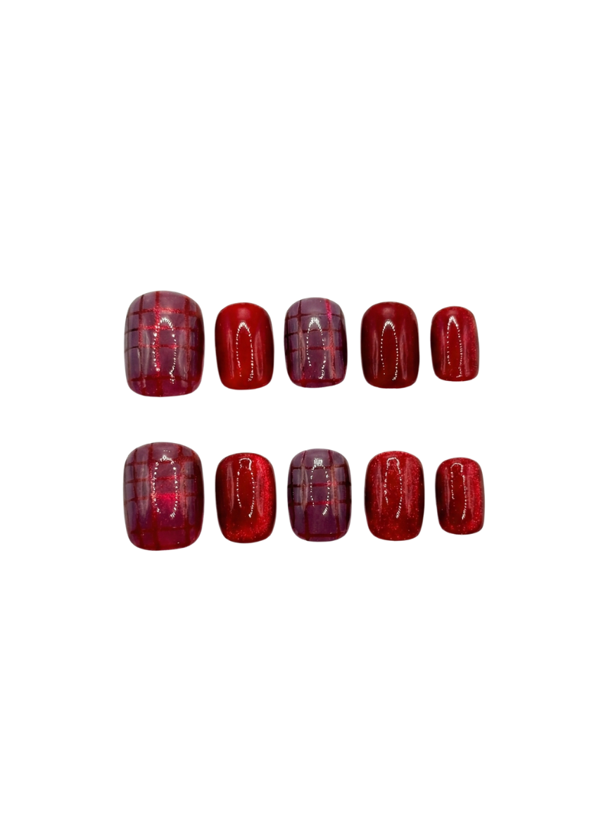 🧣❤️ Crimson Plaid Crush