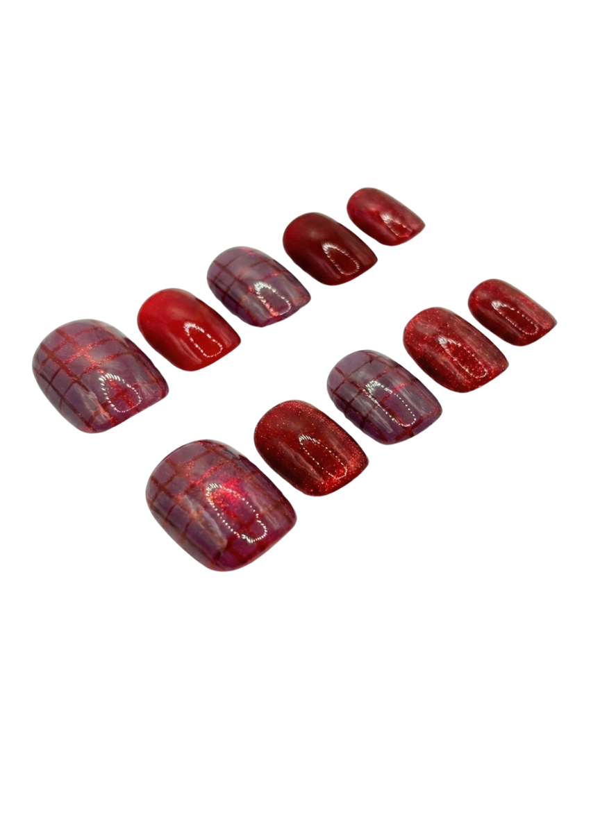 🧣❤️ Crimson Plaid Crush