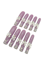 💜🎀 Lavender Ballerina Bows