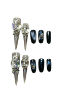 💀✨ Midnight Crystal Bones