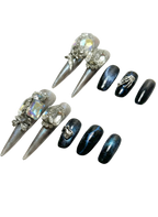 💀✨ Midnight Crystal Bones