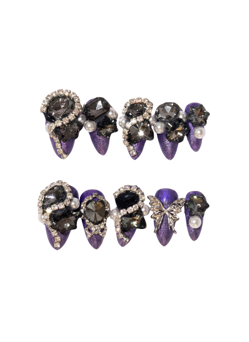 🦋💜 Midnight Velvet Fairy Gem