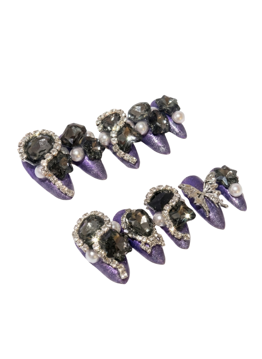 🦋💜 Midnight Velvet Fairy Gem